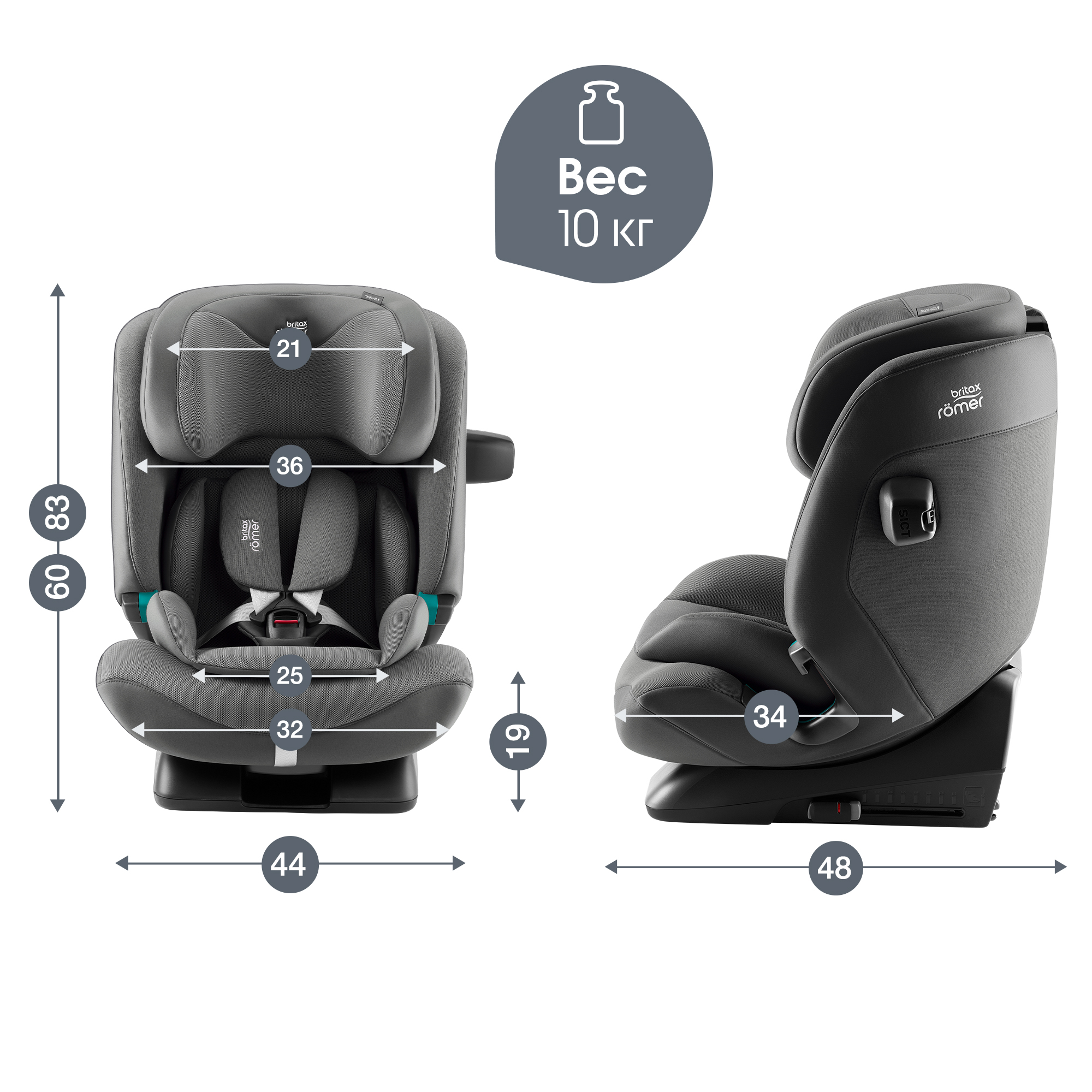 Автокресло Britax Roemer Advansafix Pro Isofix 1/2/3 (9-36 кг) - фото 14