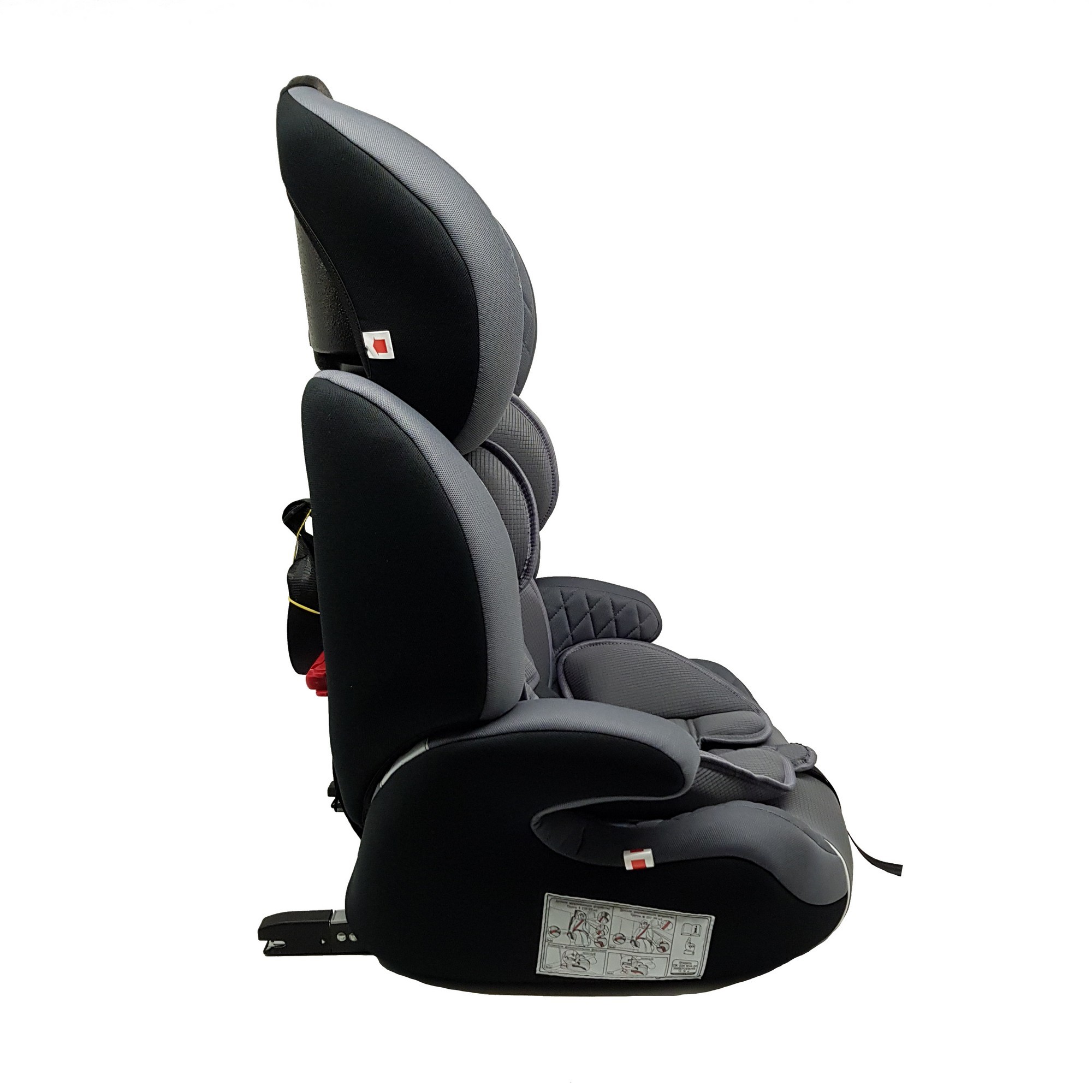Автокресло Babyton Quest Fix Isofix 1/2/3 (9-36 кг) серый - фото 5
