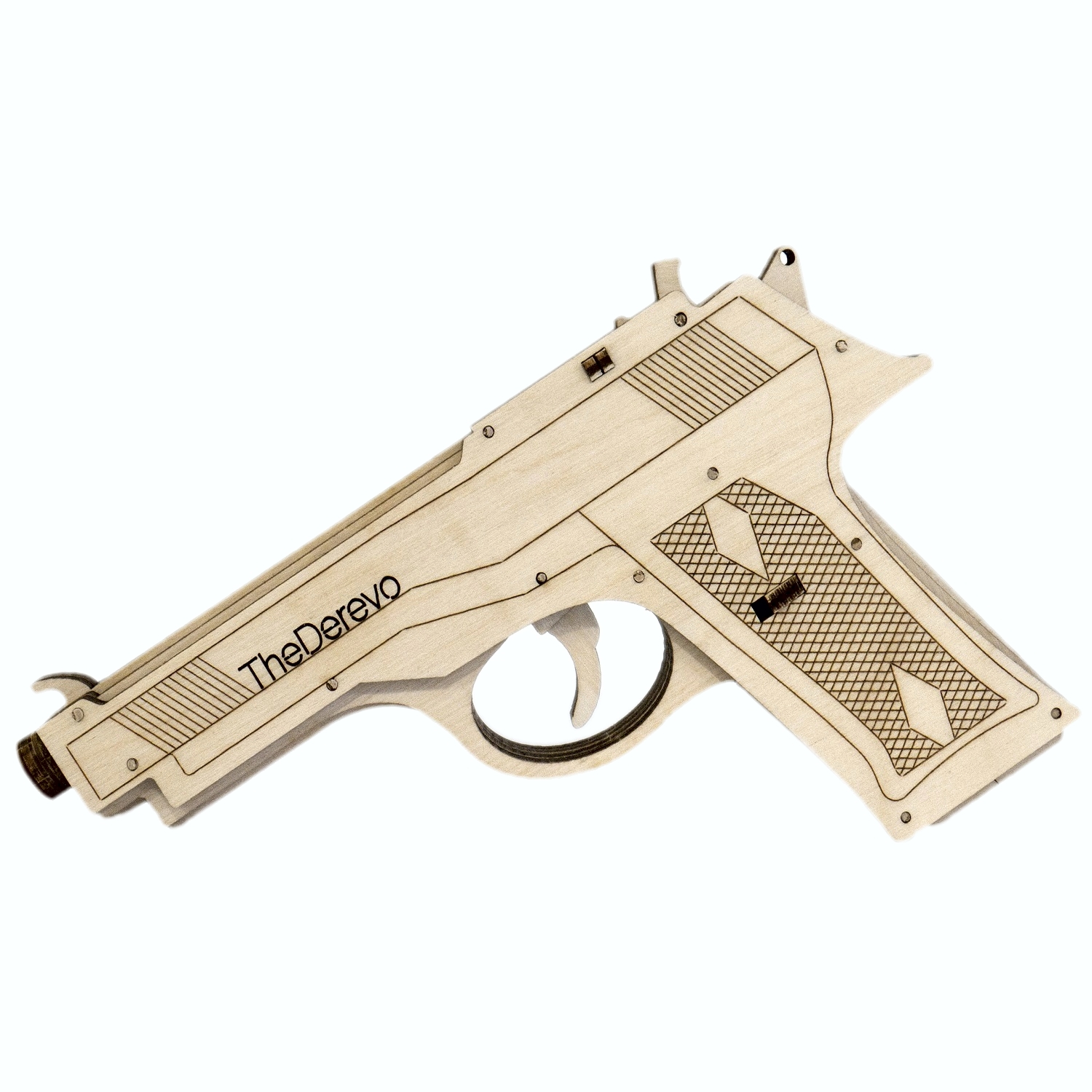 Конструктор The Derevo Пистолет Beretta деревянный - фото 1