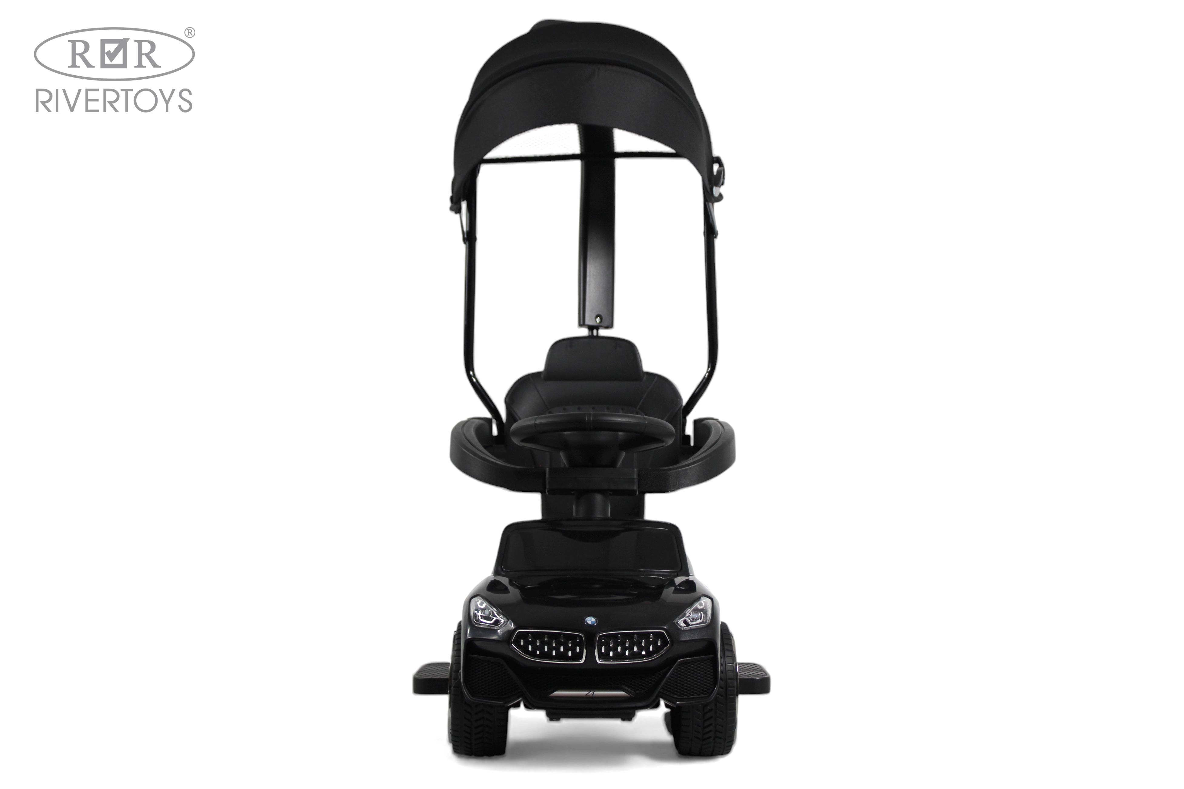 Каталка RIVERTOYS Z005ZZ-BP-BLACK черный - фото 3