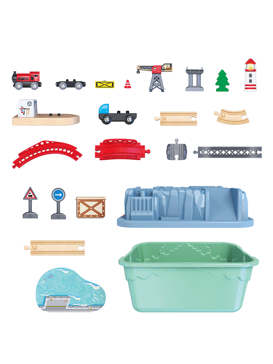 Набор железнодорожный Hape E8769_HP - фото 9