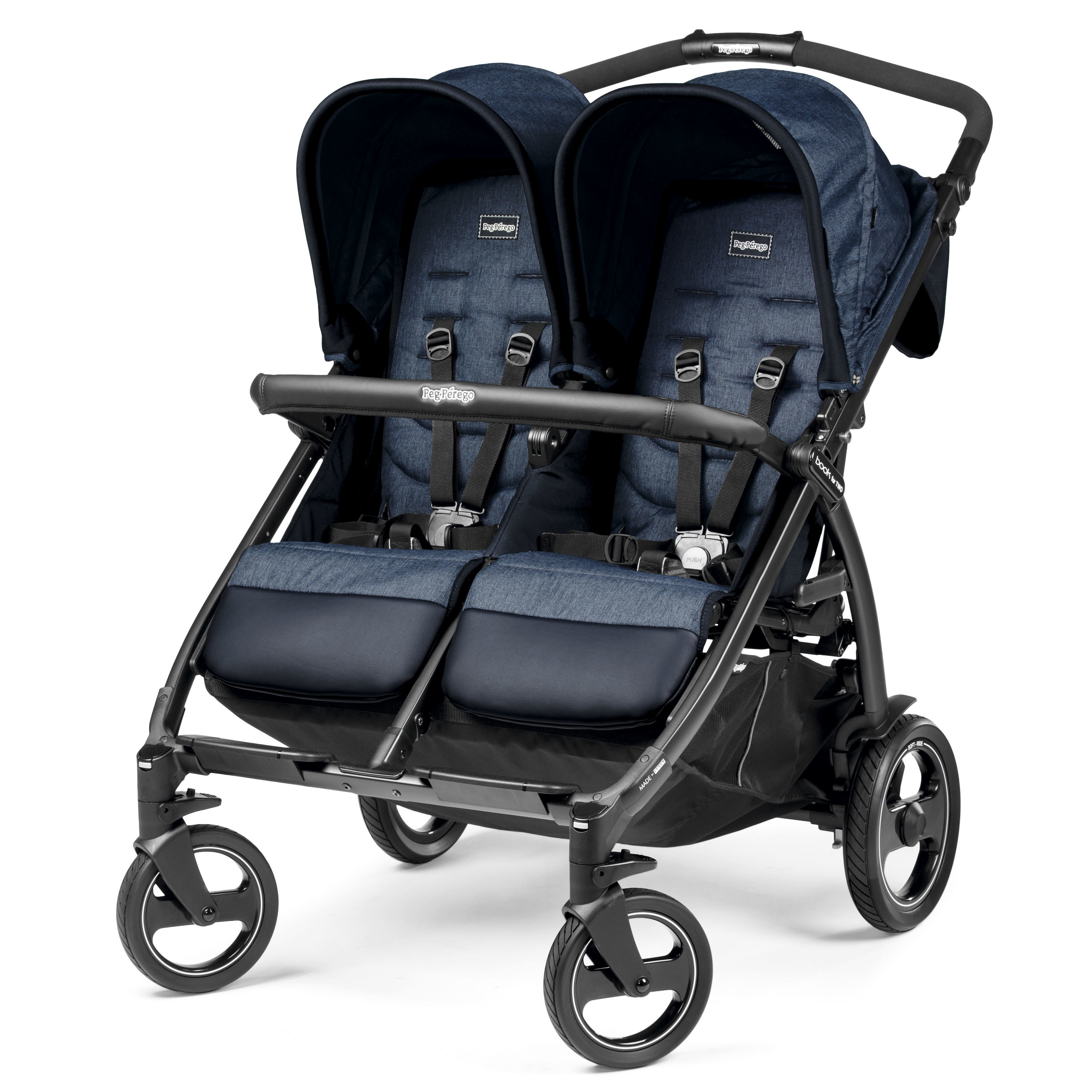 Коляска прогулочная Peg-Perego Book For Two Indigo - фото 1