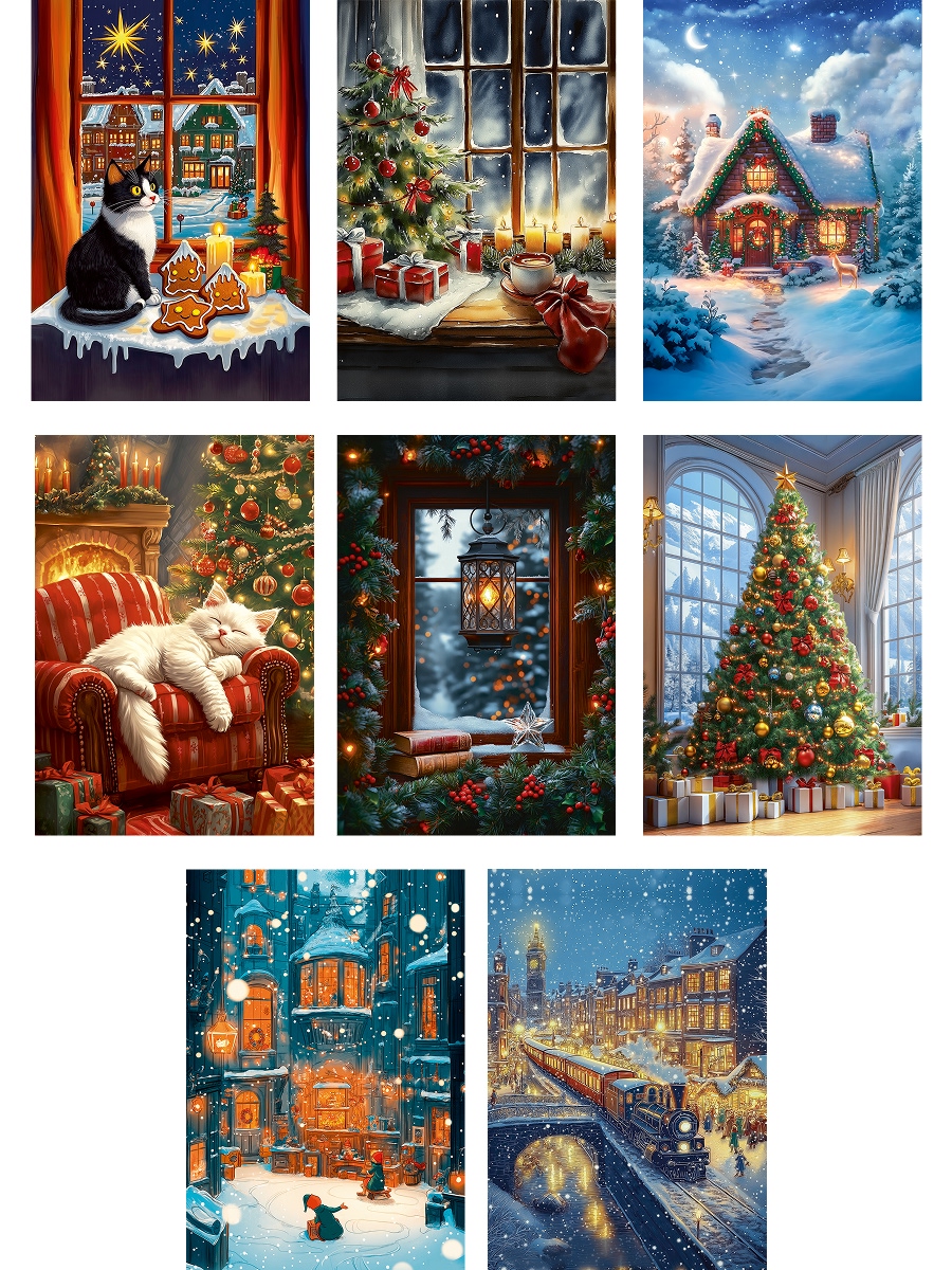 Блокнот Prof-Press Новогодние картинки 32 лист. - фото 16