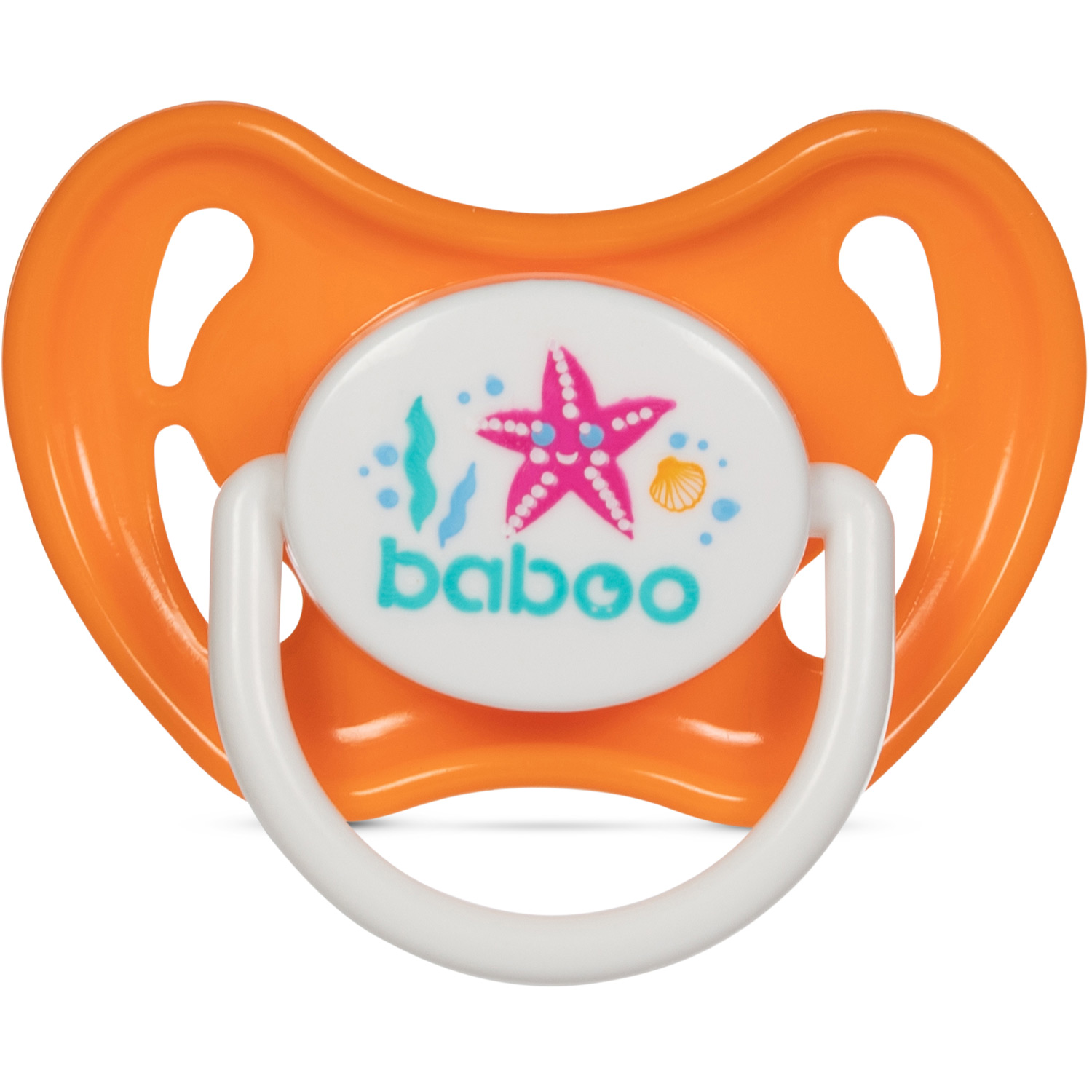 Пустышка BABOO силикон от 6 мес. 1 шт. - фото 1