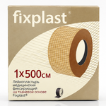 Лейкопластырь Fixplast медицинский фиксирующий 1*500см