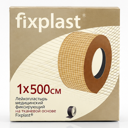 Лейкопластырь Fixplast медицинский фиксирующий  1*500см