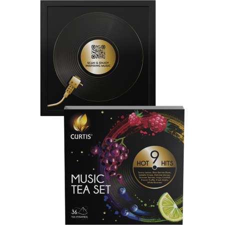 Чай подарочный Curtis MUSIC TEA SET ассорти 63г