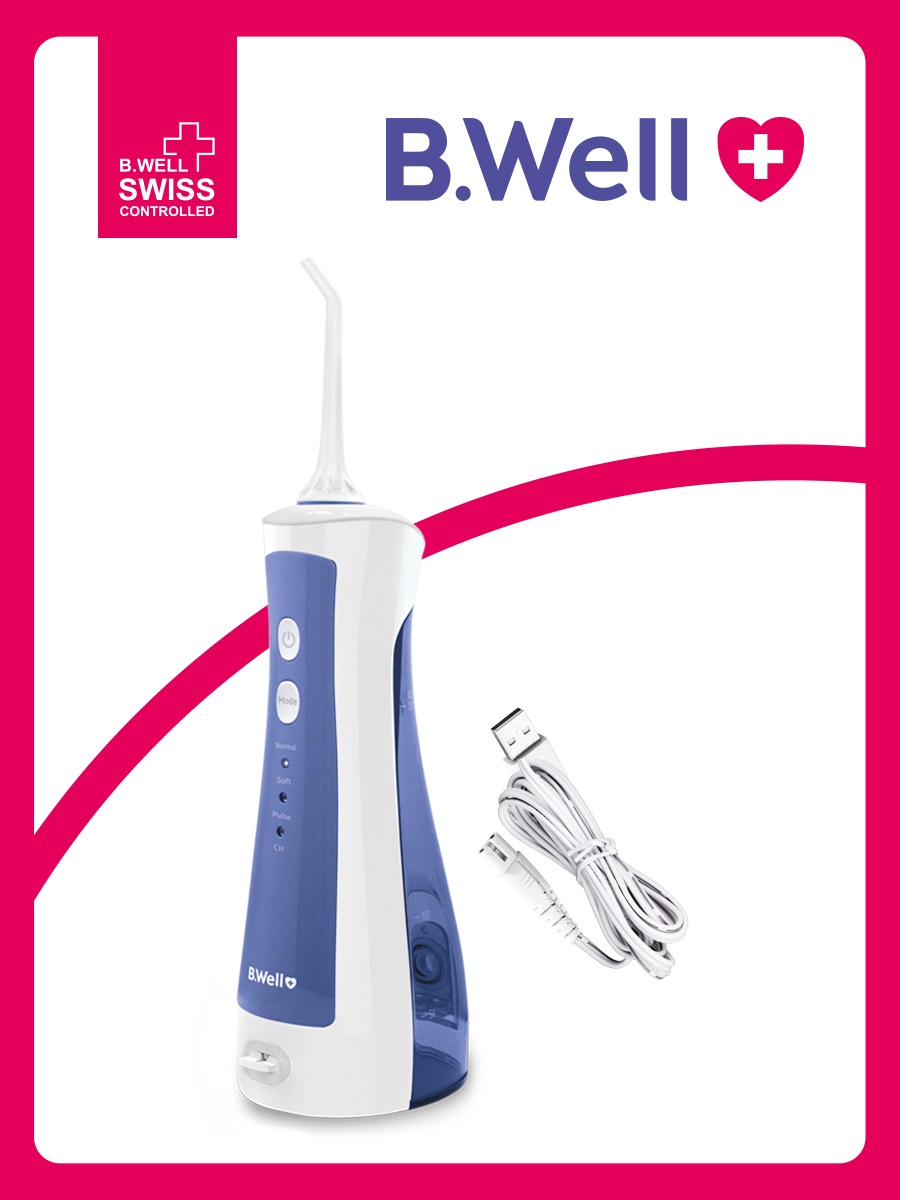 Изображение товара Портативный ирригатор B.Well PRO-911ad для полости рта и носа Изображение товара Портативный ирригатор B.Well PRO-911ad для полости рта и носа