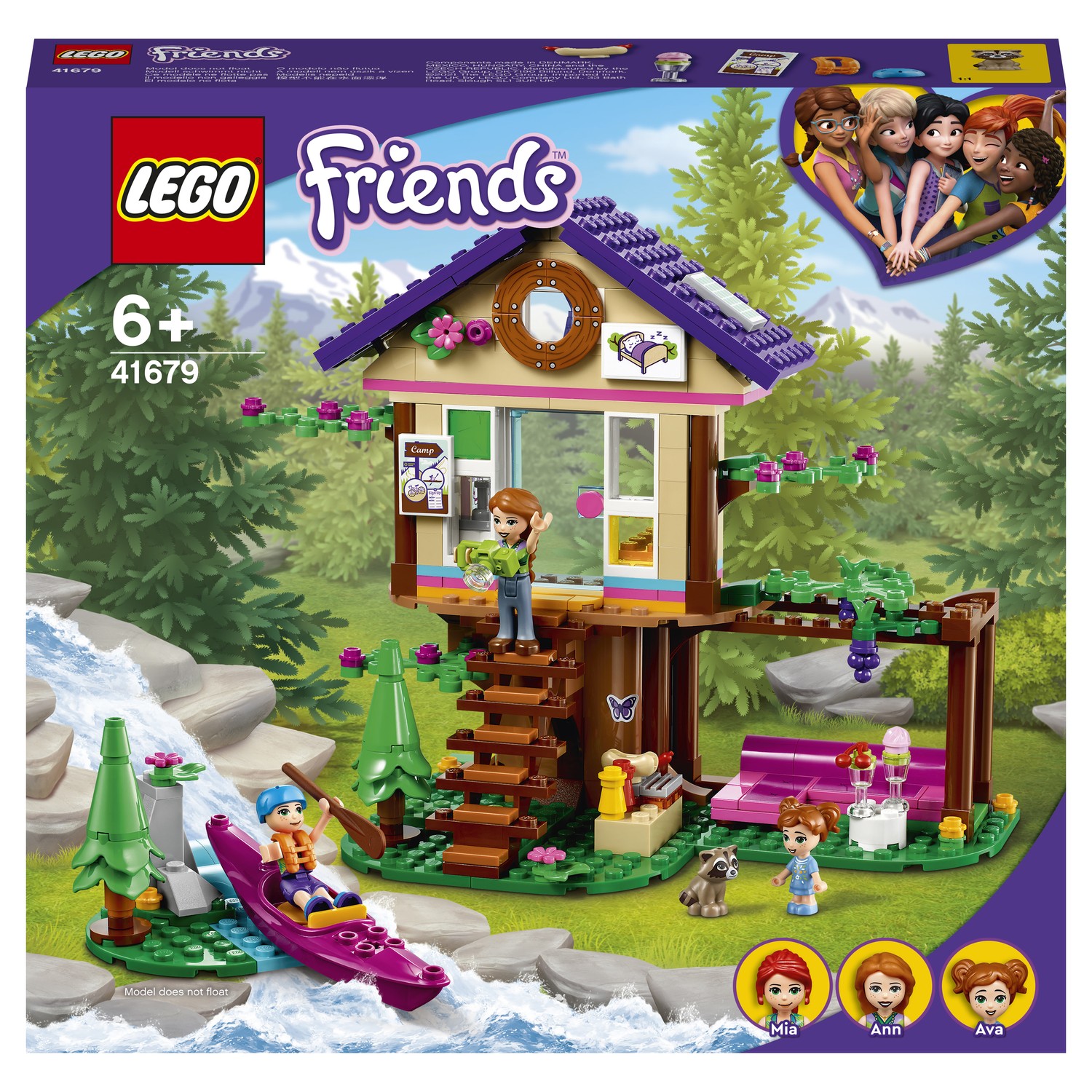 Конструктор LEGO Friends Домик в лесу - фото 2