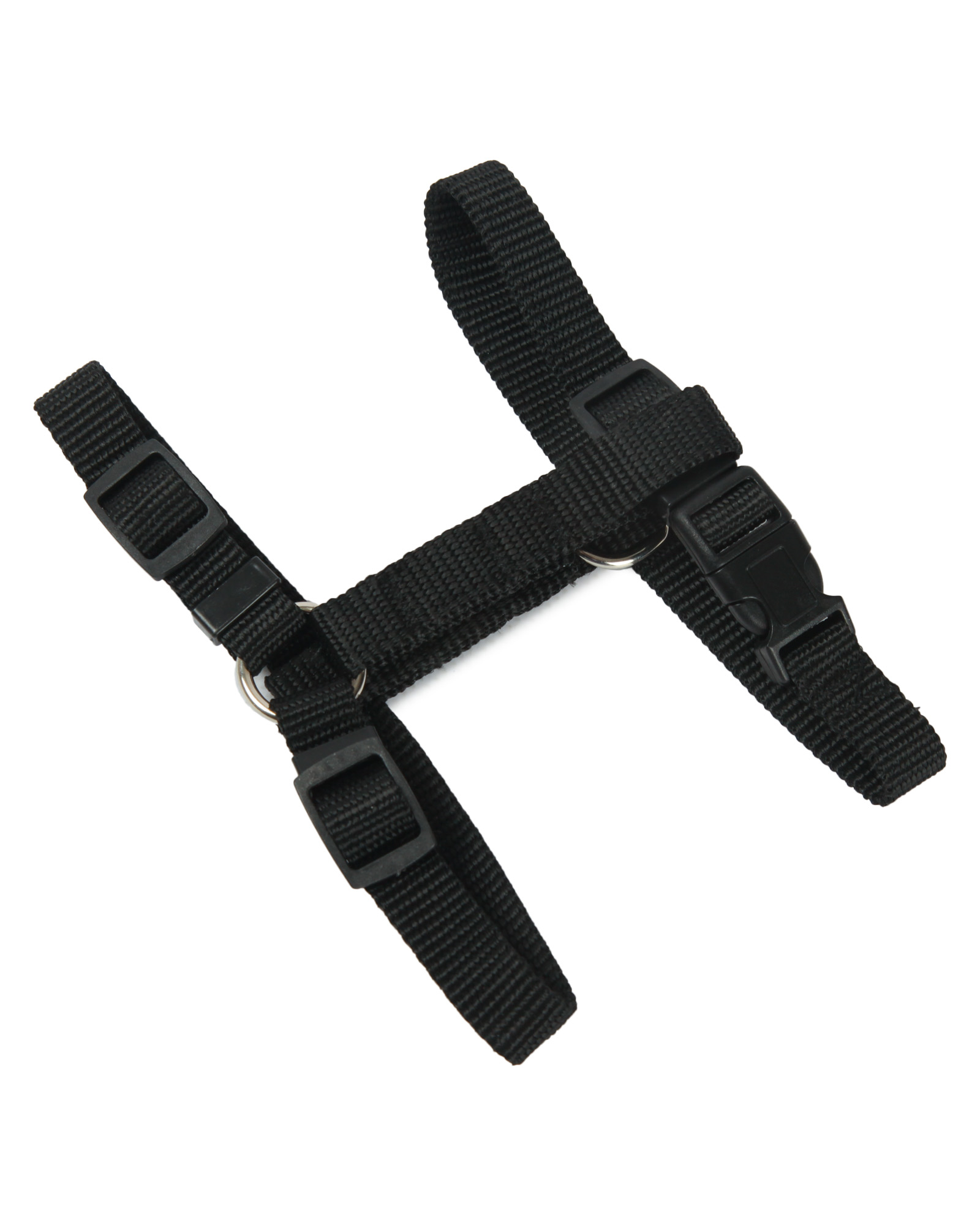 Шлейка с поводком для кошек Barbaks черная полиэстер - фото 2