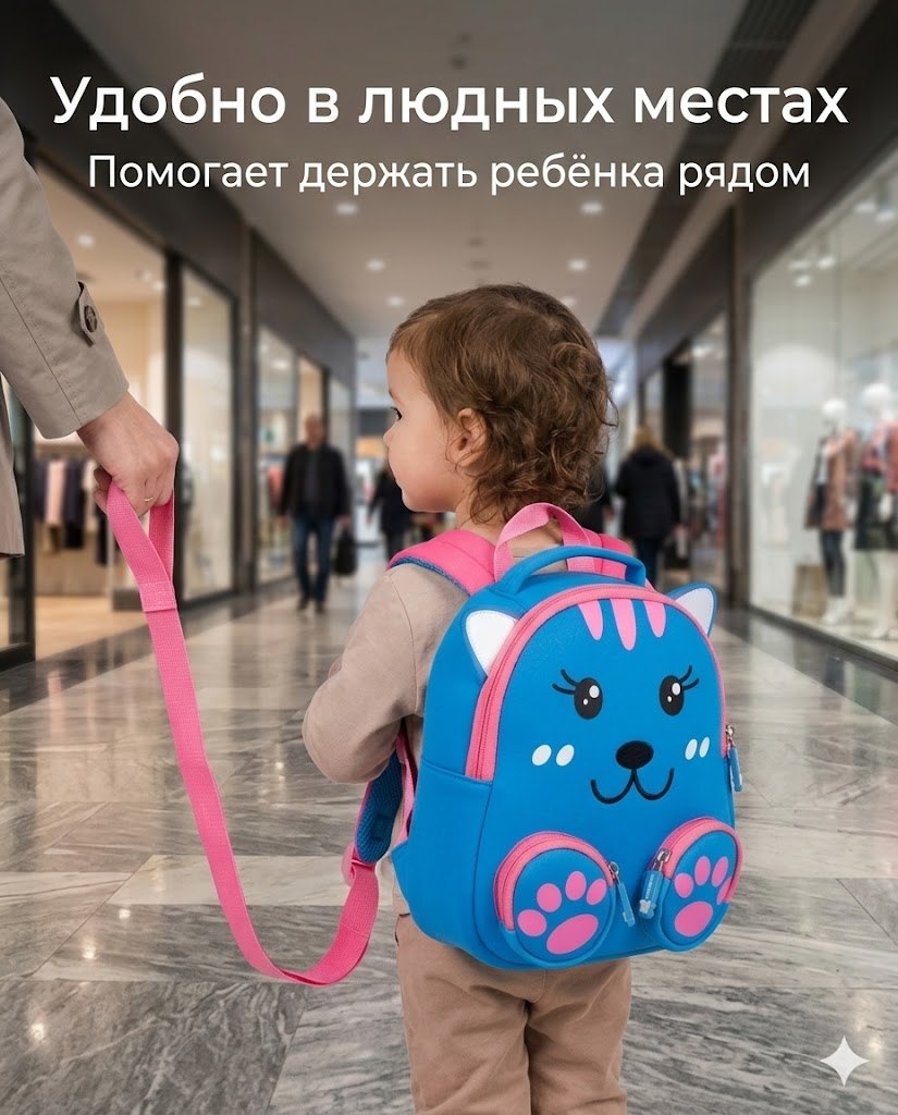 Рюкзак O GO Котик - фото 2
