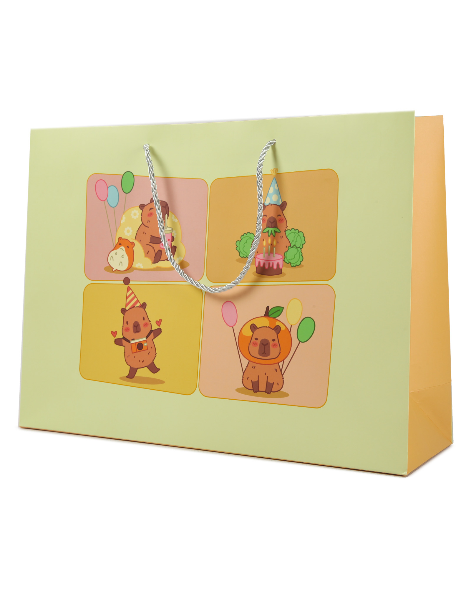 Пакет подарочный Attivio Капибара 41.5*30*12 - фото 1