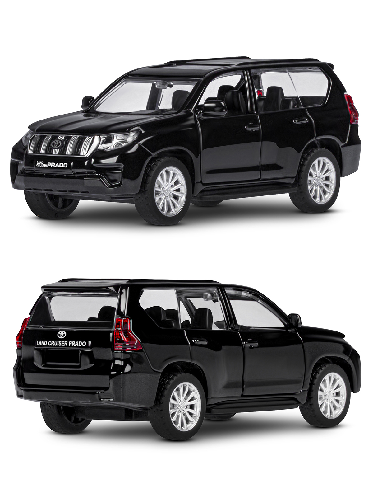 Внедорожник АВТОпанорама Toyota Land Cruiser Prado 1:43 JB1251022 - фото 6