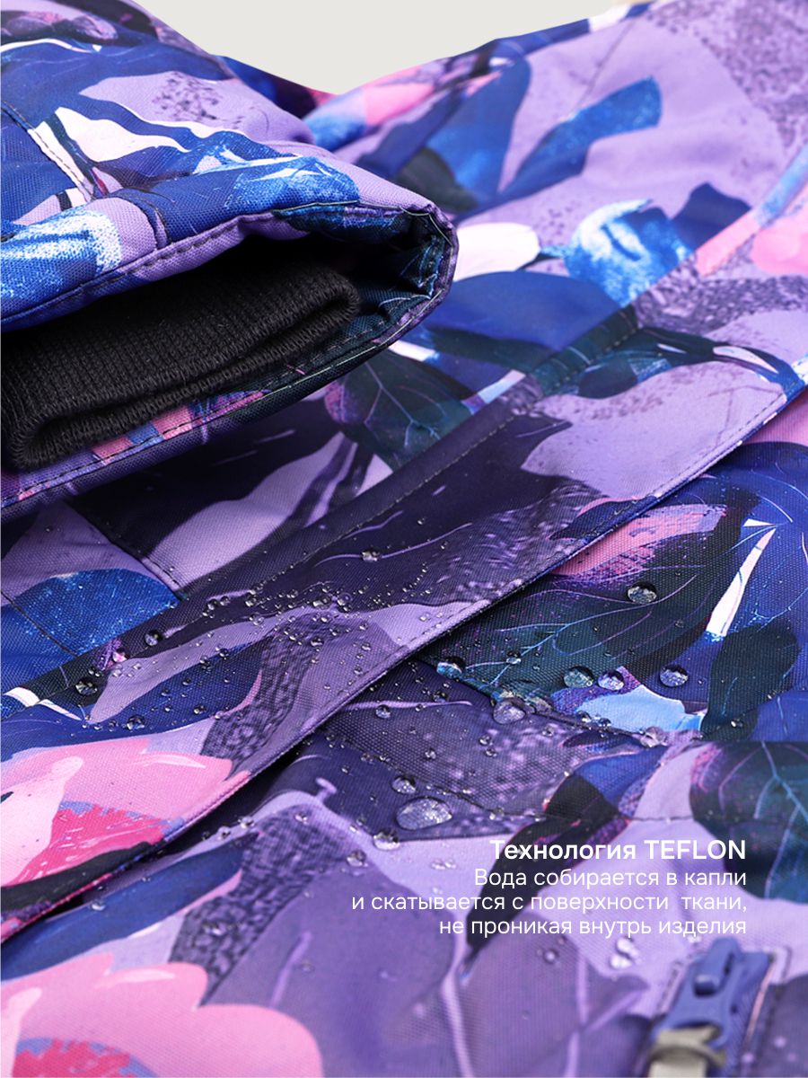 Пальто NIKASTYLE 6з4825 фиолет - фото 9