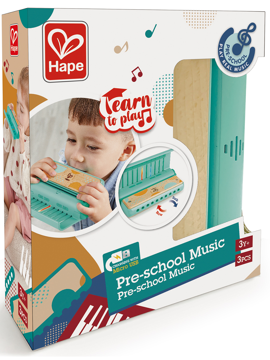 Игрушка музыкальная Hape Буду музыкантом гармошка - фото 15