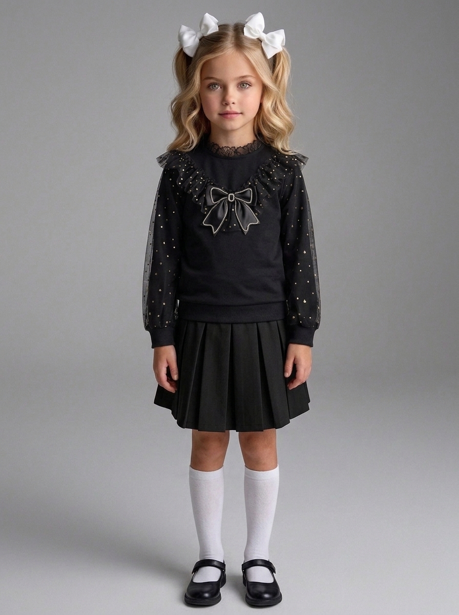 Блузка KATARINAKIDS БлузЧерн - фото 11