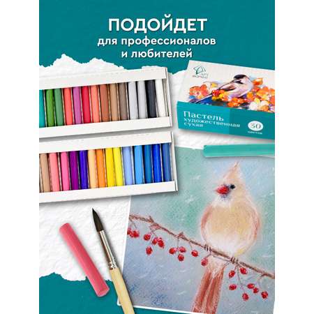 Пастель художественная сухая АРТформат 30 шт.