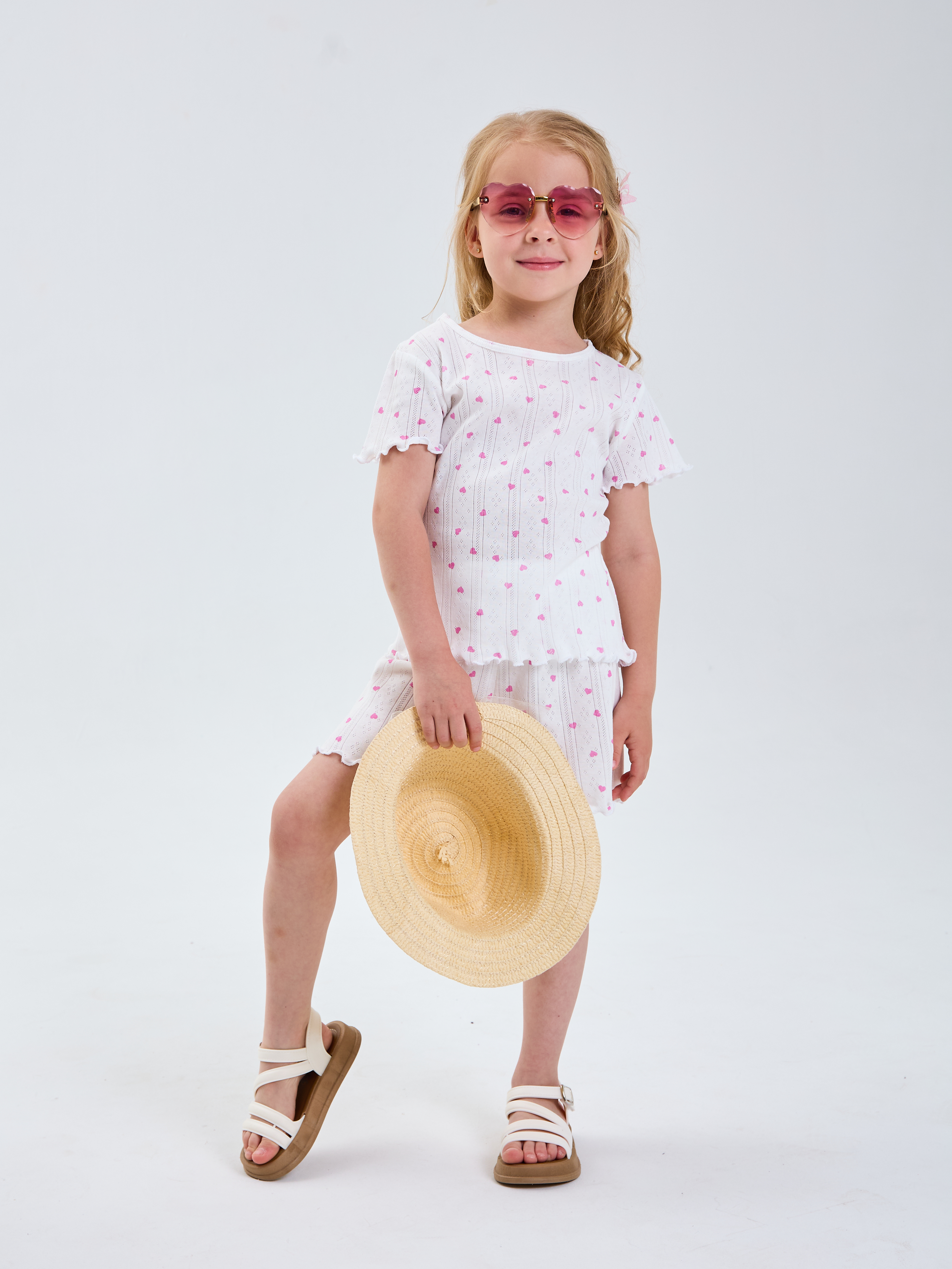 Футболка и шорты Mil Art kids 1902201549SUIT-SHORTS-TONKII-SERDECHKI - фото 5