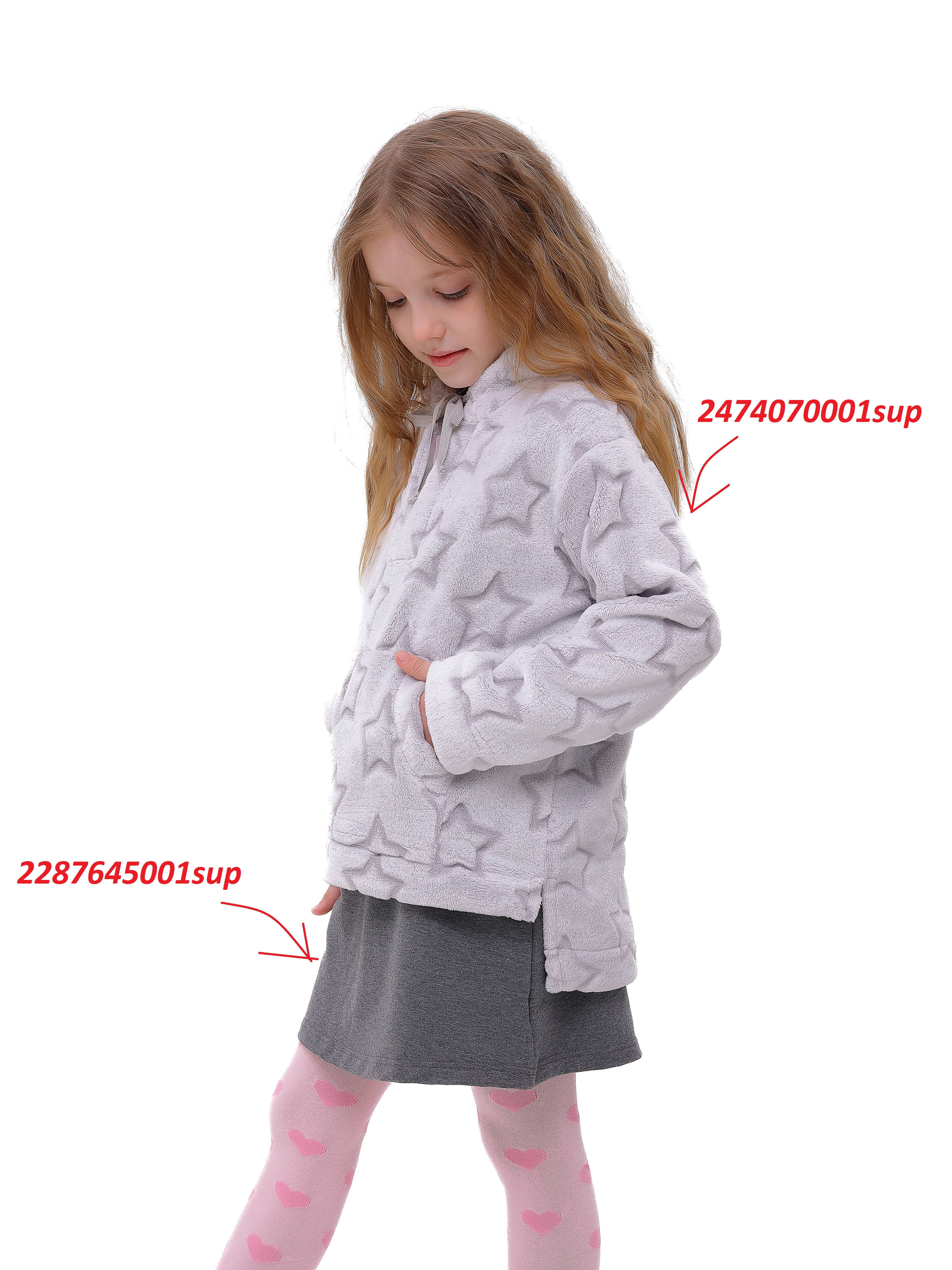 Юбка АЙАС 16-03-22/серый - фото 2