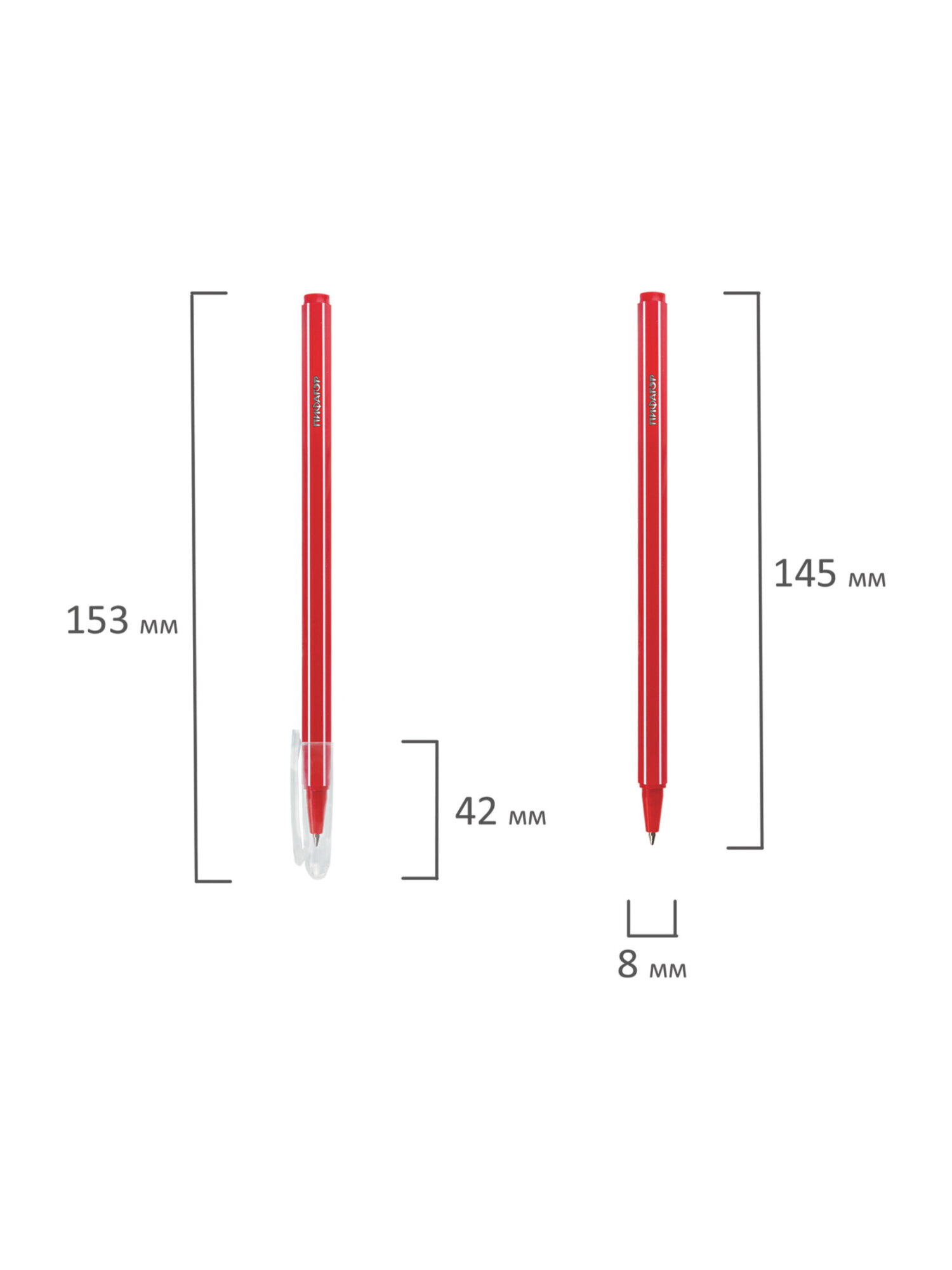 Ручка шариковая Пифагор 10 шт. - фото 13