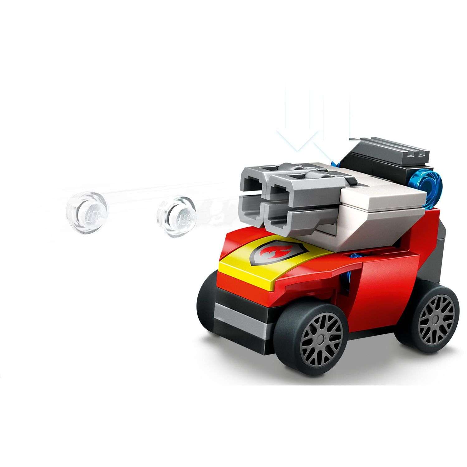 Конструктор LEGO City Машина пожарная блочный - фото 9