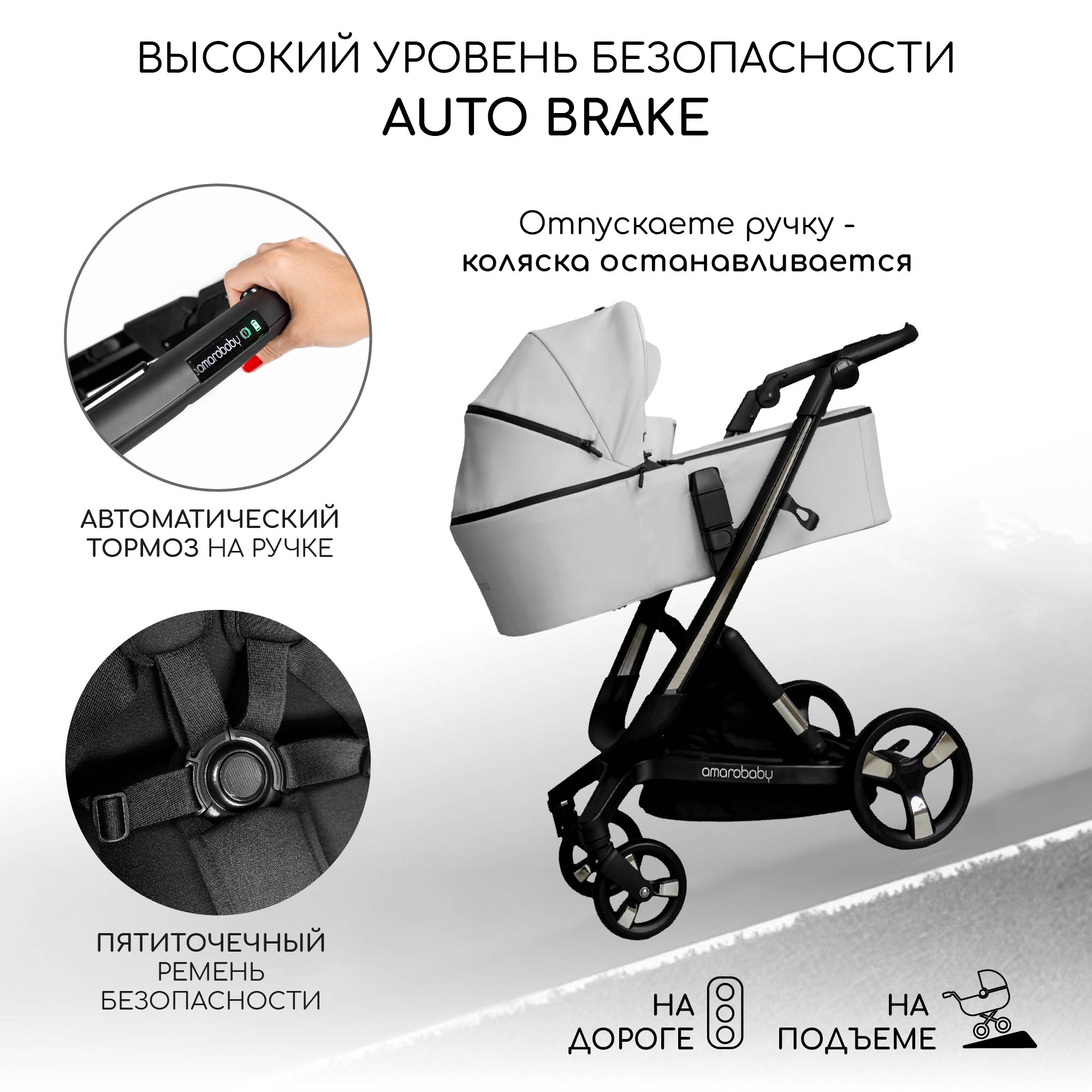Коляска 2в1 Amarobaby Tutum - фото 2
