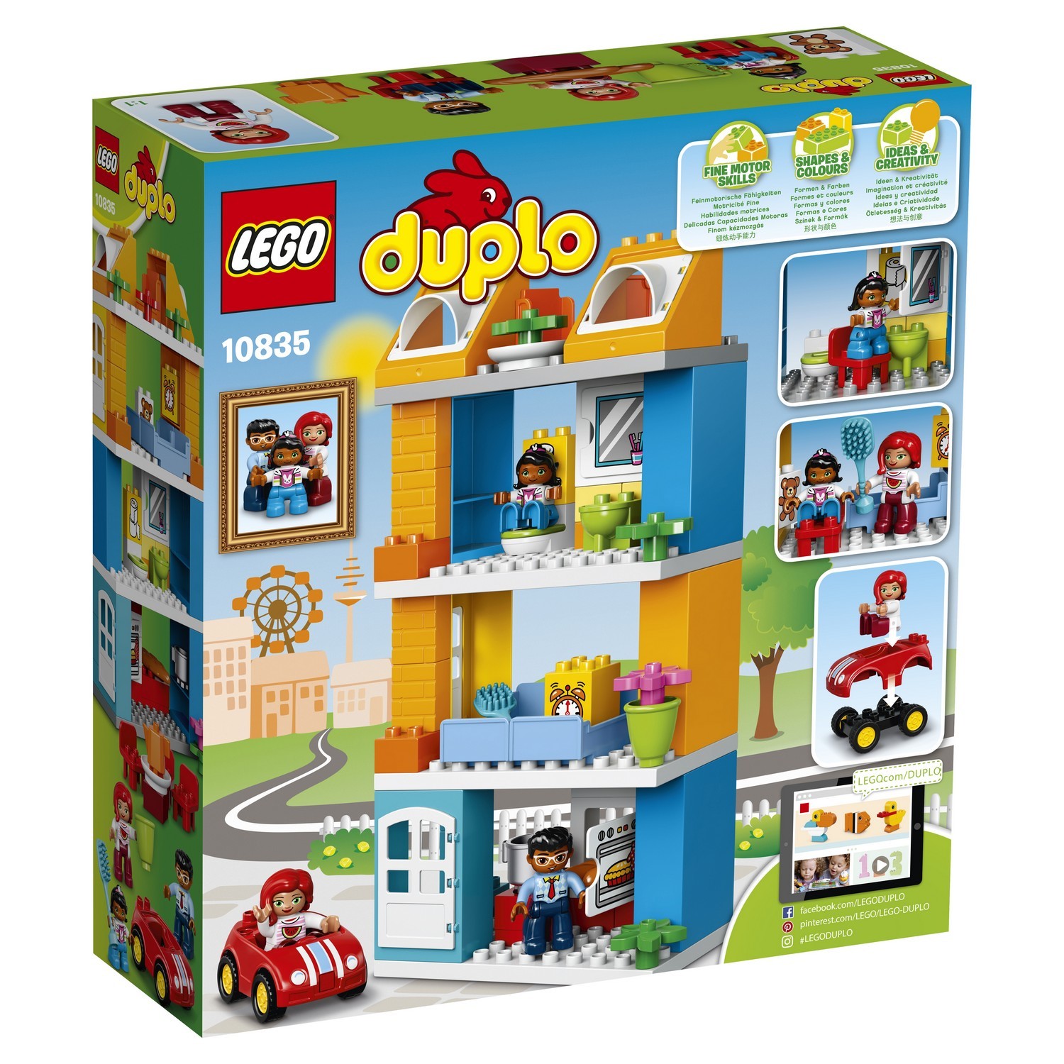 Конструктор LEGO DUPLO Семейный дом блочный - фото 3