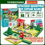 Настольная игра Bondibon КРАСНАЯ ШАПОЧКА И СЕРЫЙ ВОЛК