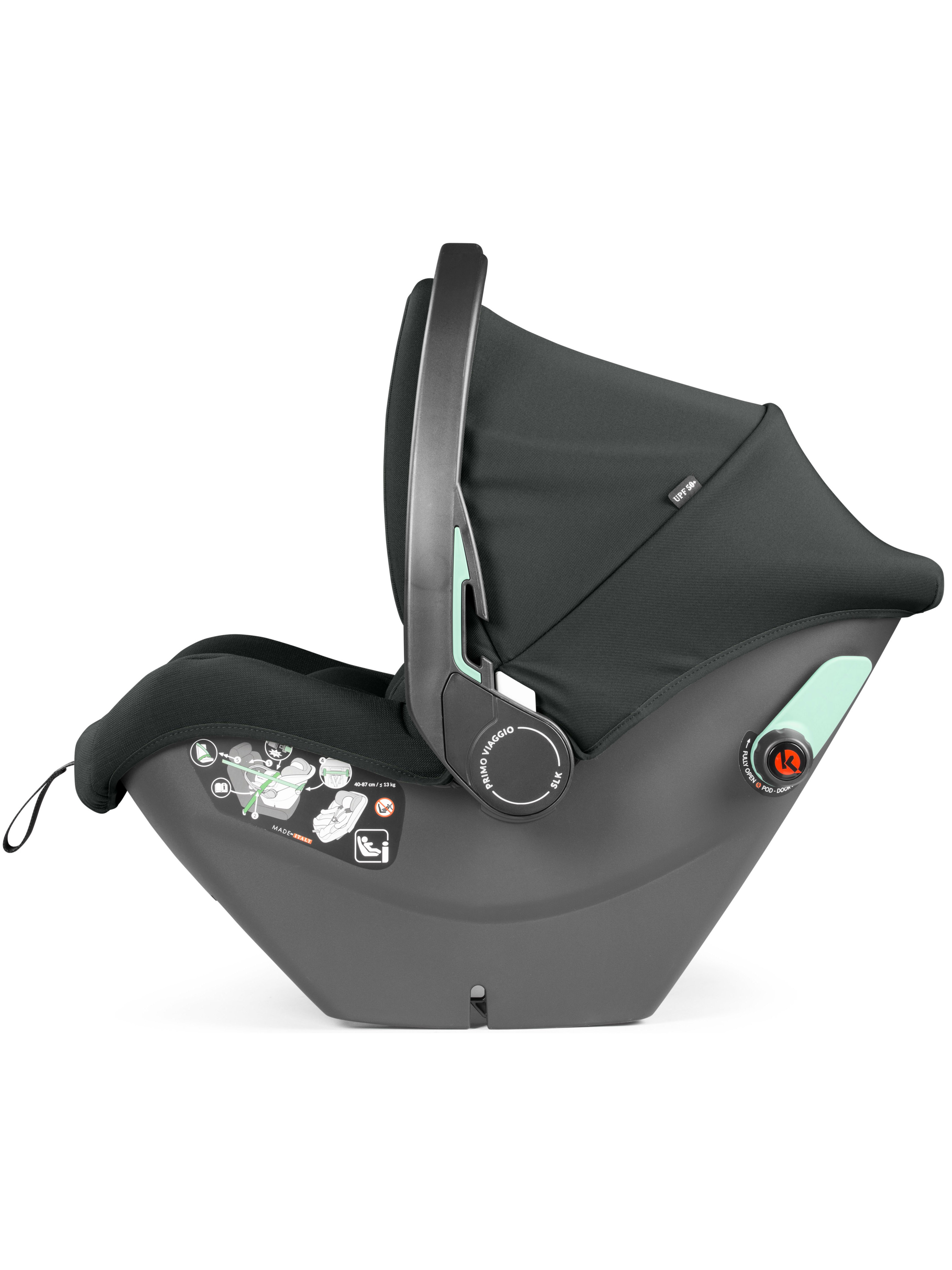 Автокресло Peg-Perego SLK 0 (0 -13 кг) зеленый - фото 10