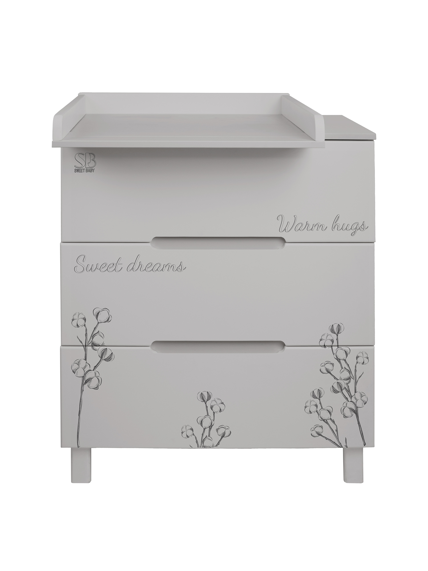 Комод пеленальный Sweet Baby Arte кашемир/хлопок - фото 10