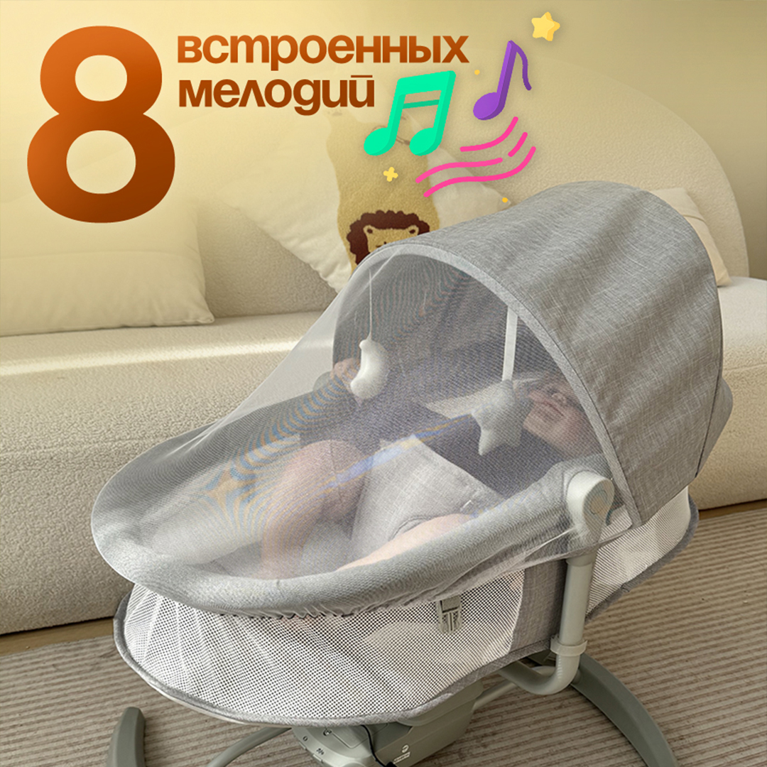 Шезлонги детские, электрошезлонг CINLANKIDS для новорожденных - фото 6