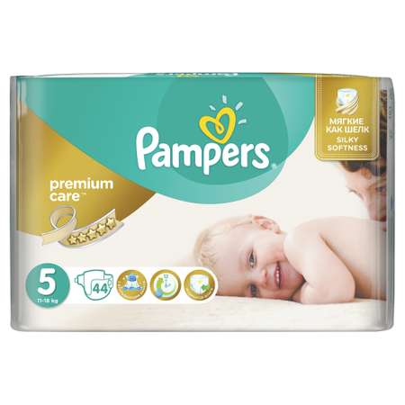 Подгузники Pampers Premium Care 5 (11-18 кг) 44 шт.