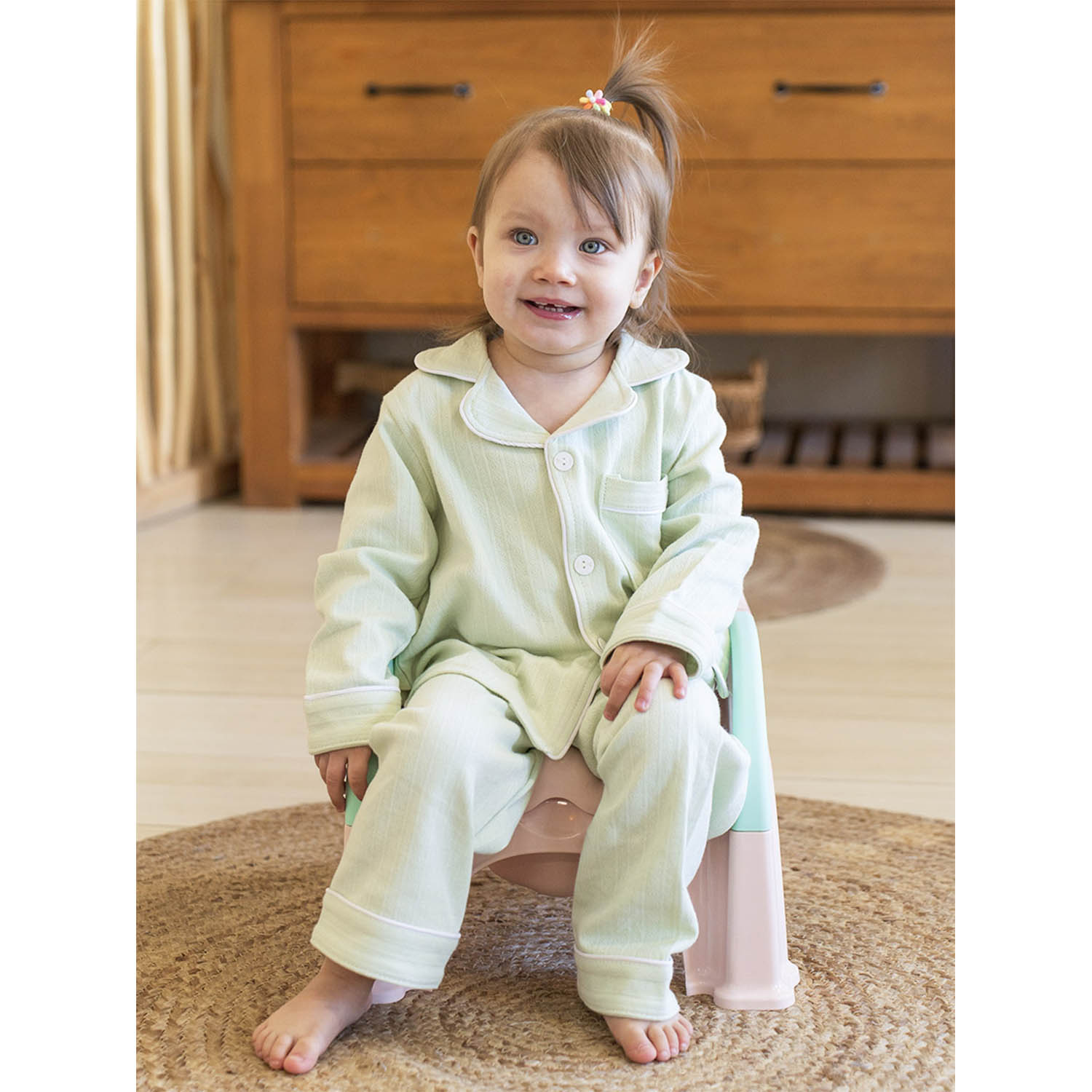Горшок детский BabyCare Fluffy белый-сиреневый - фото 14