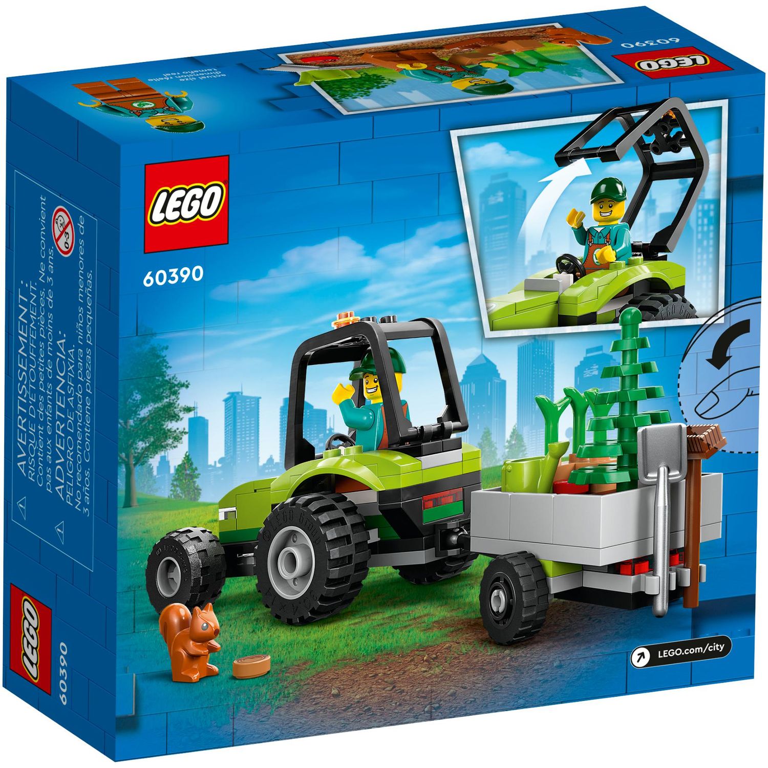 Конструктор LEGO City Парковка трактора - фото 6