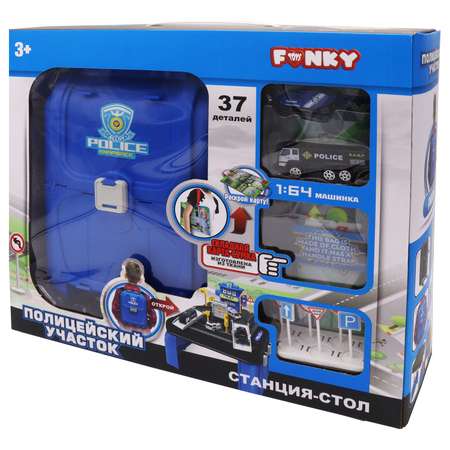 Парковка Funky Toys Полицейский участок многоуровневый