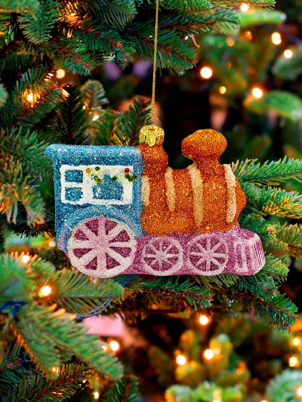 Украшение ёлочное Магия праздника Поезд 8.5 см 3 шт - фото 1