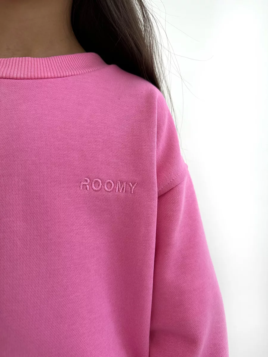 Свитшот ROOMY ESSENCE COMFYsw/pink - фото 7