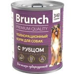 Корм для собак Brunch влажный полнорационный с рубцом 340г