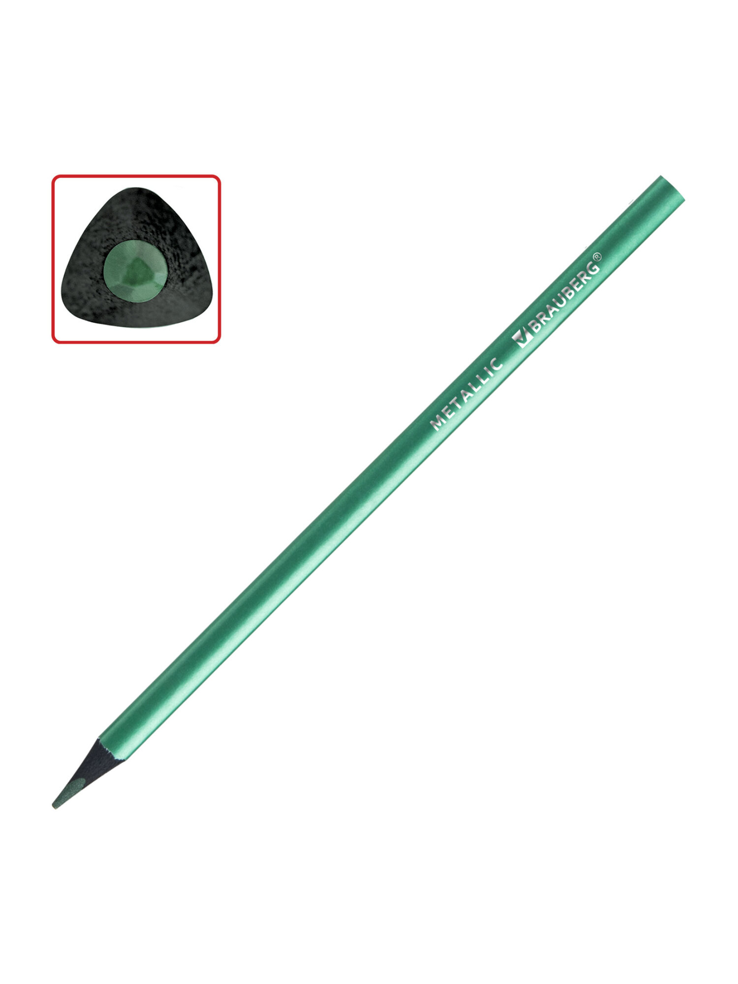 Карандаши цветные Brauberg 12 шт. - фото 8