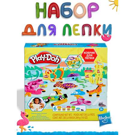 Масса для лепки Hasbro Play-Doh Дикие животные