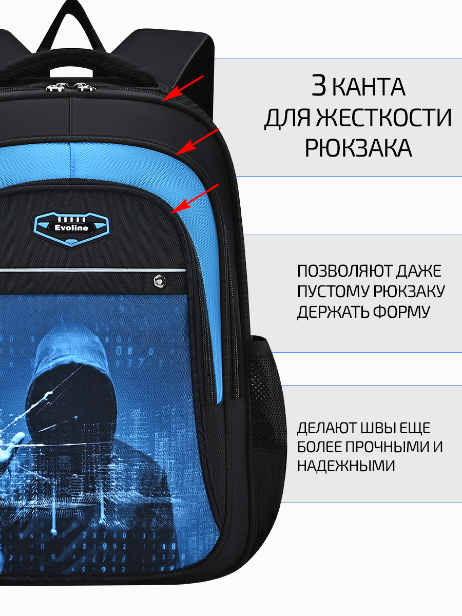 Рюкзак Evoline зеркало - фото 4