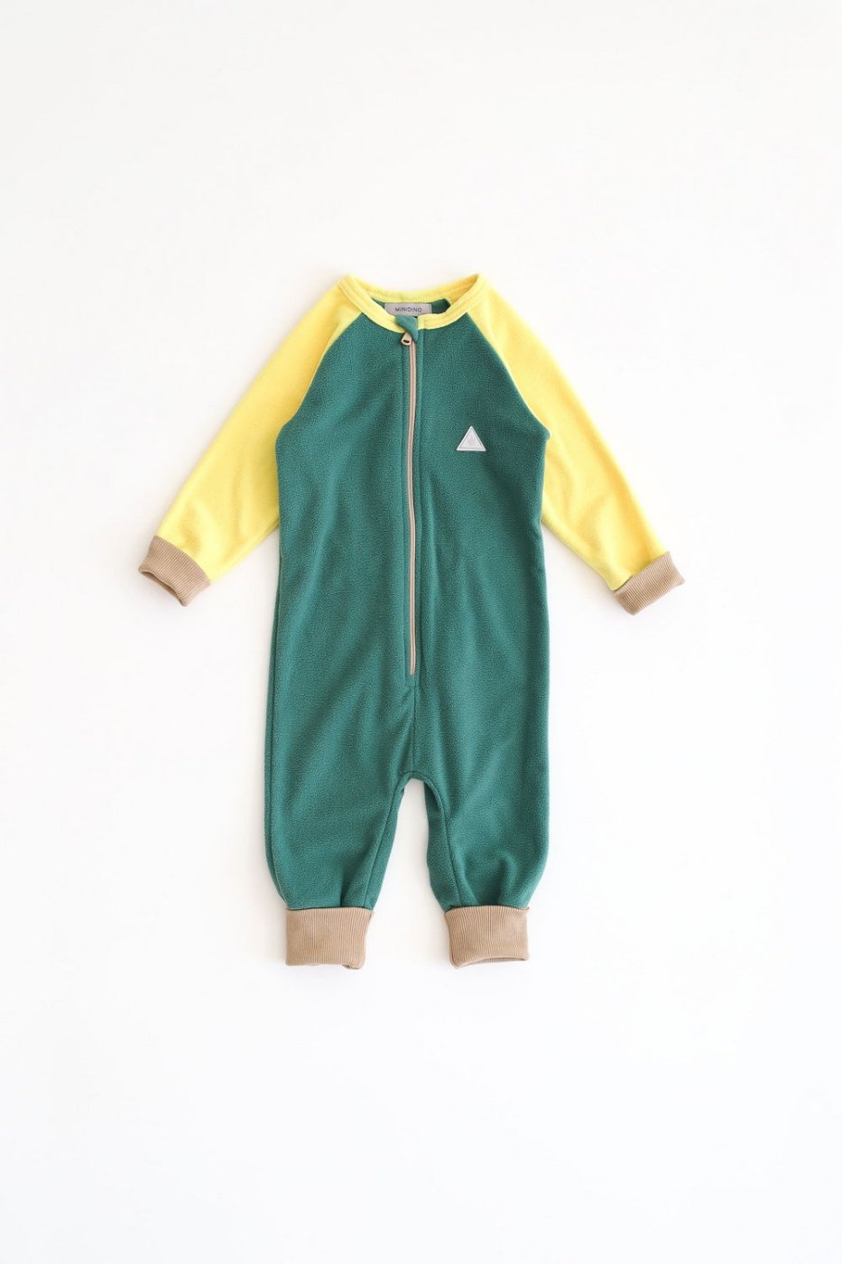 Комбинезон MINIDINO Т-К-011/ДКомбинезон-поддева детский Colour block васаби - фото 1