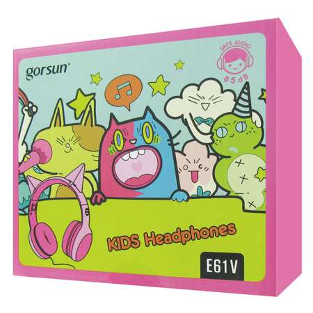 Наушники Gorsun GS-E61V pink