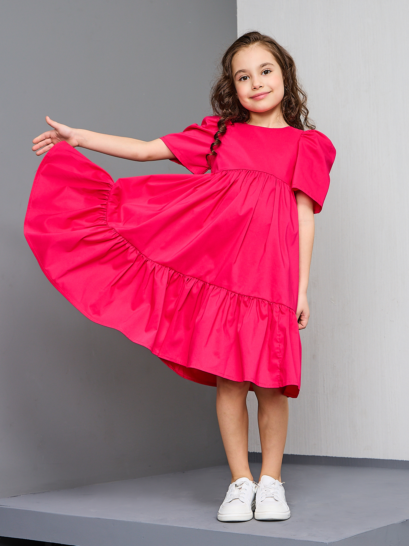 Платье Sofisha kids Plat.odnoton.pink - фото 1