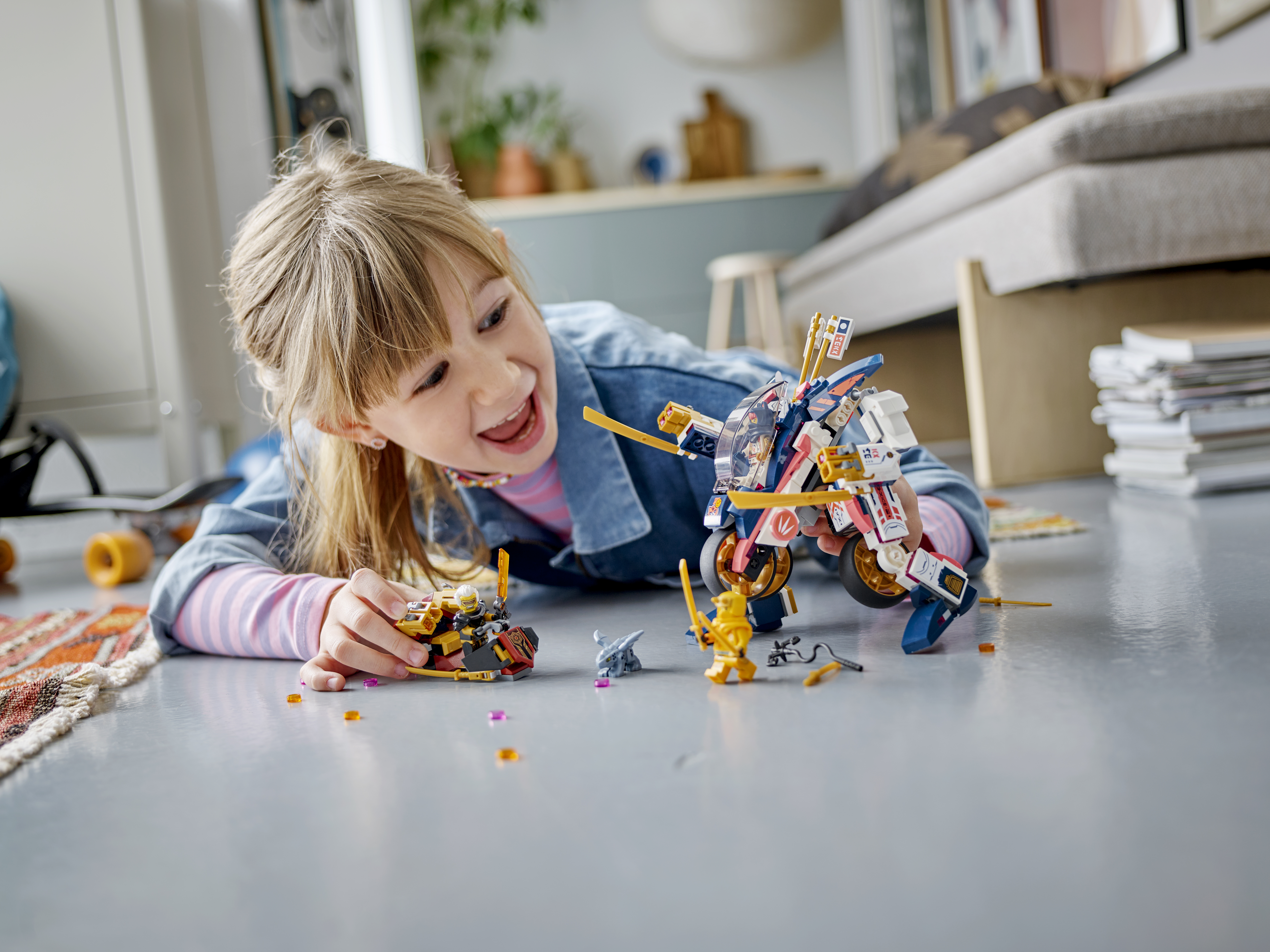 Конструктор LEGO NINJAGO Soras Transforming Mech Bike 384 дет. - фото 17