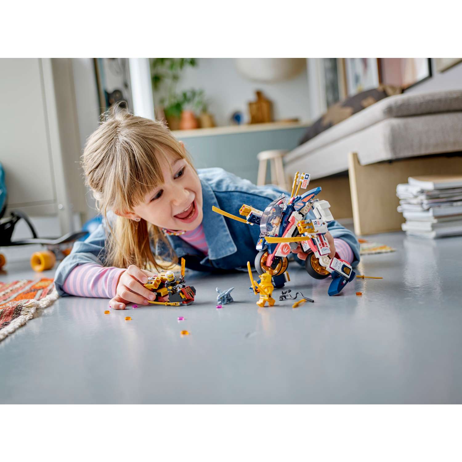 Конструктор LEGO NINJAGO Soras Transforming Mech Bike 384 дет. - фото 17