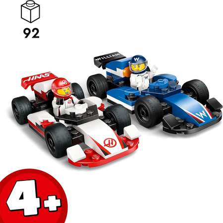 Конструктор LEGO City Williams Racing и Haas блочный