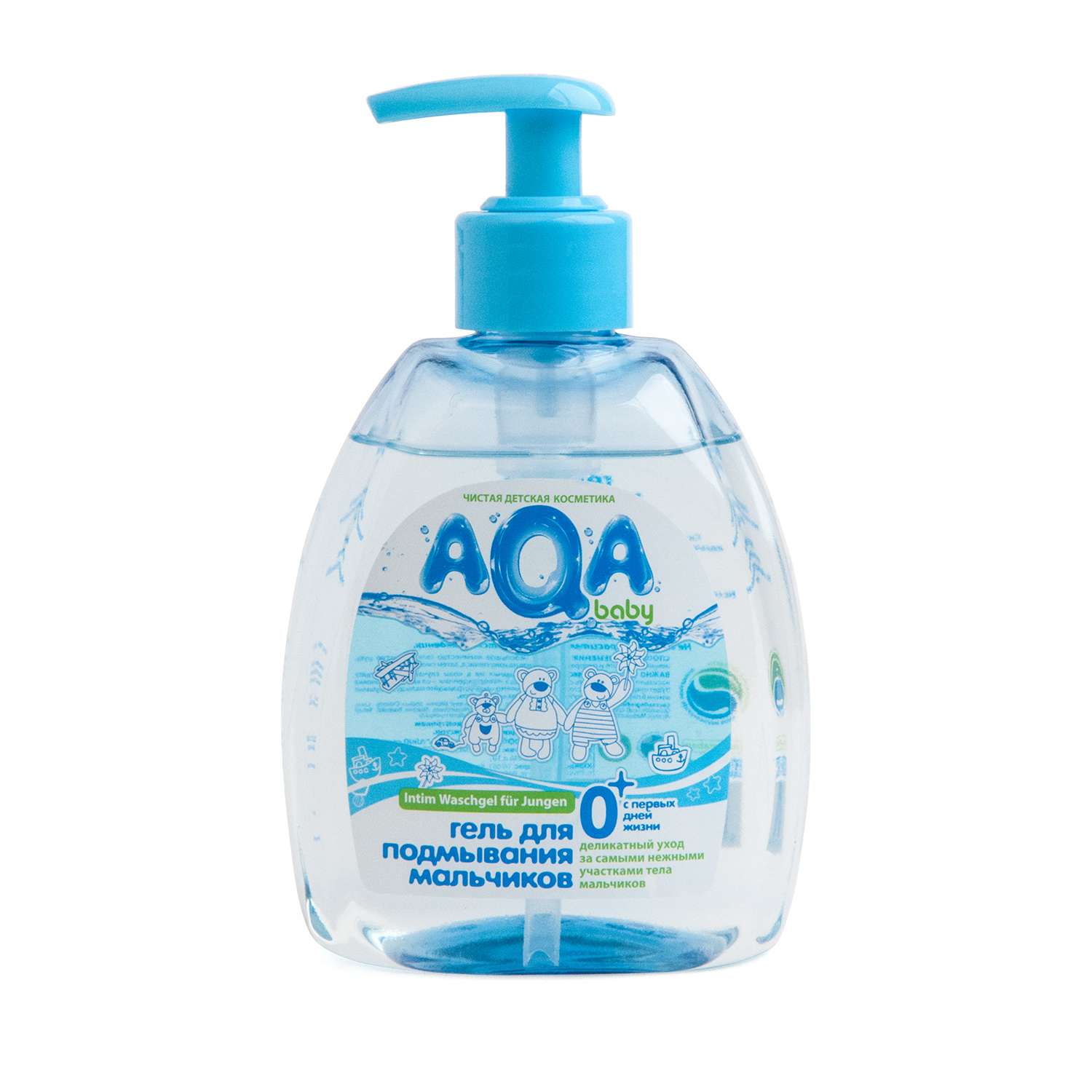 Гель для подмывания AQA baby мальчиков 300 мл - фото 1