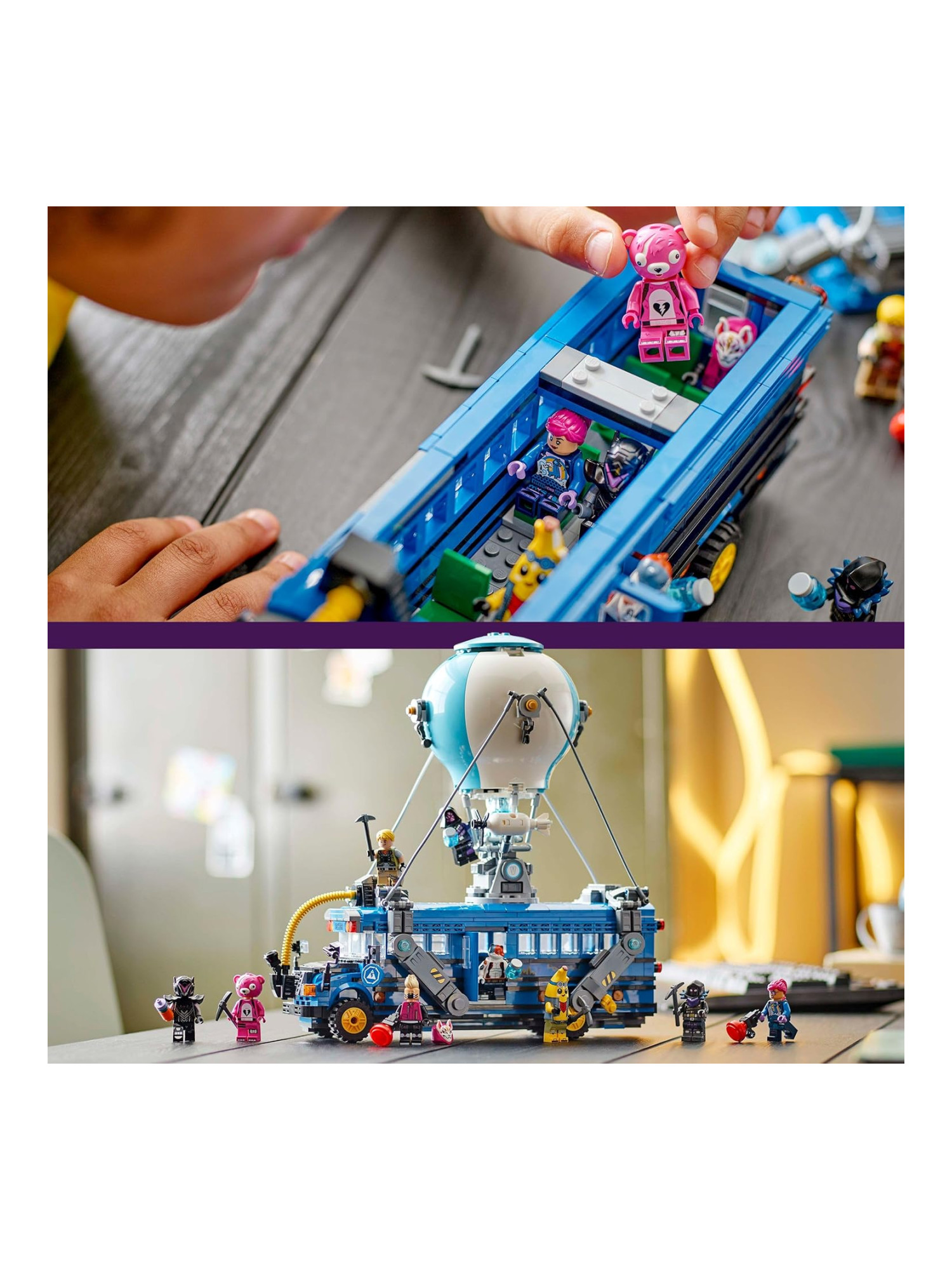 Конструктор LEGO Fortnite Битва на Боевом Автобусе 954 дет. - фото 10