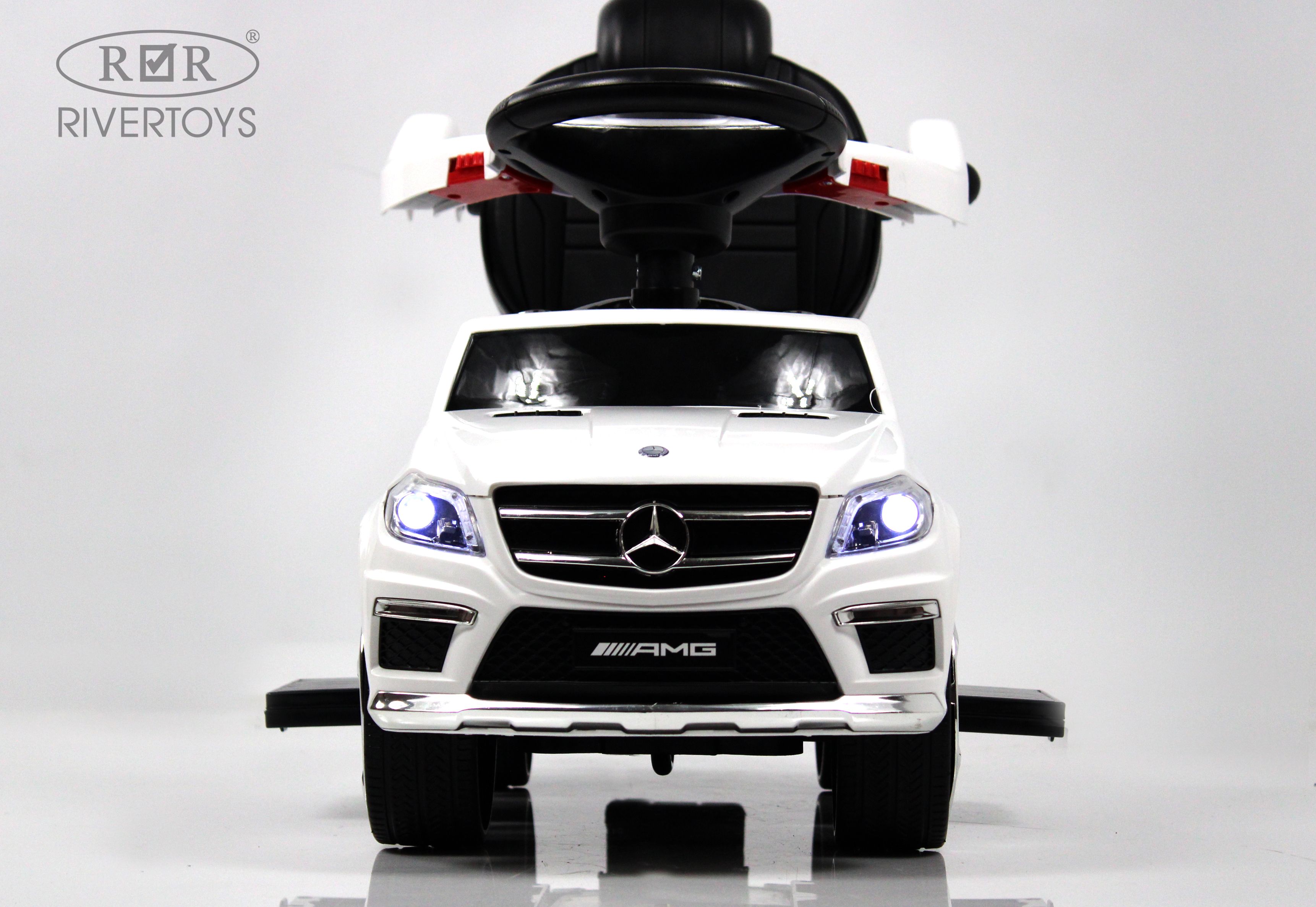 Электромобиль RIVERTOYS Mercedes A888AA-H-WHITE - фото 16